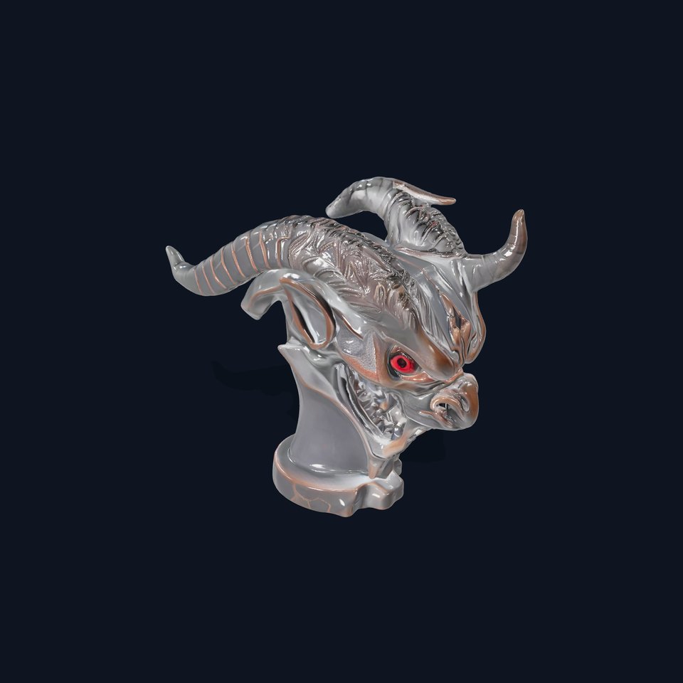 Dark Demon Bust model pack